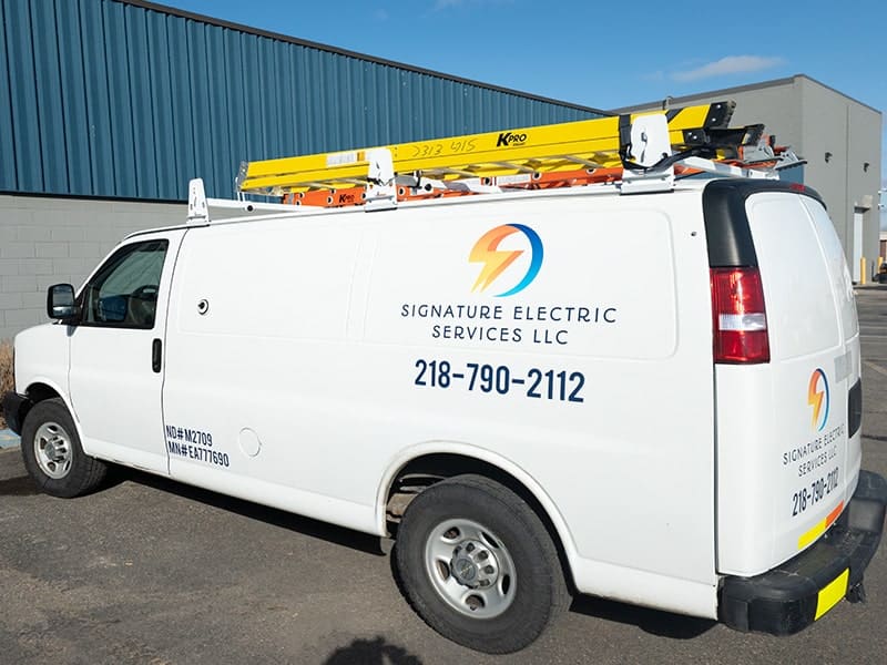 signature electric services van